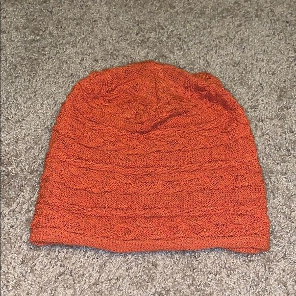 C.C orange beanie.  - Picture 1 of 3